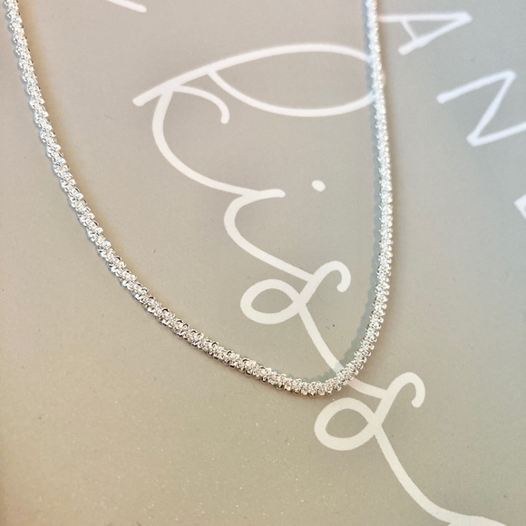 Sterling Silver Rope Serpentine Chain Necklace - Picture 5 of 9